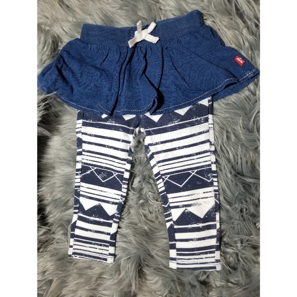 infant blue jean skirt